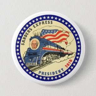 Bernie for President 2016 Pinback Button