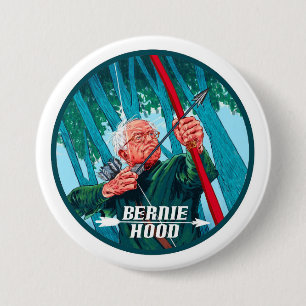 Bernie Hood Pinback Button