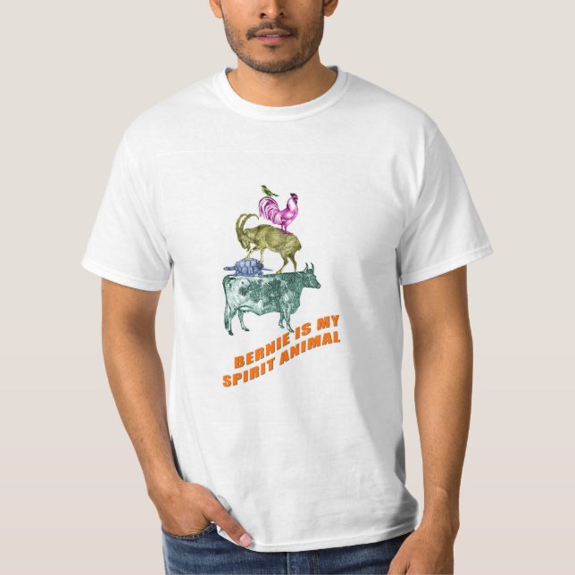 Bernie Is My Spirit Animal T-Shirt (Front)
