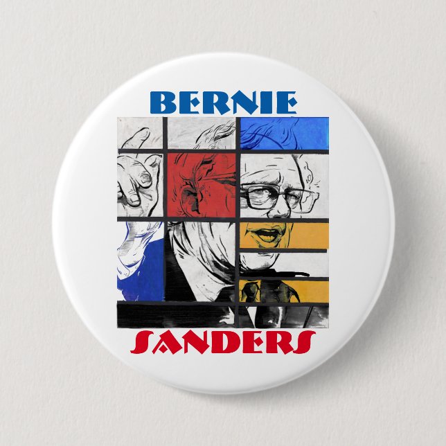 Bernie Sanders '16 Button (Front)