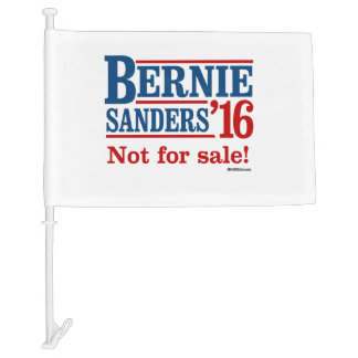 Bernie Sanders 16 - Not for sale Car Flag