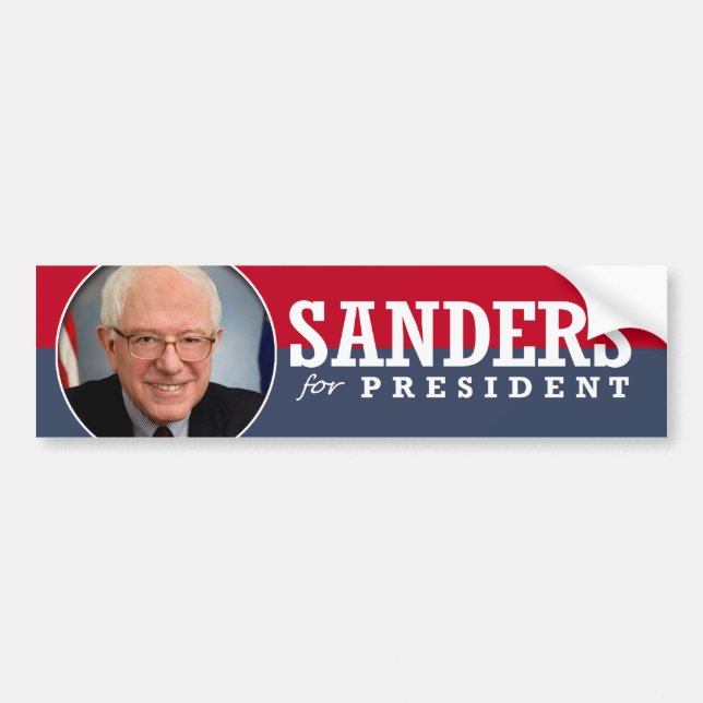 BERNIE SANDERS 2016 BUMPER STICKER (Front)