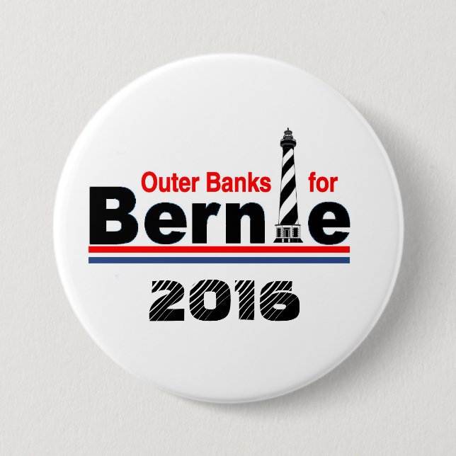 Bernie Sanders 2016 Button (Front)