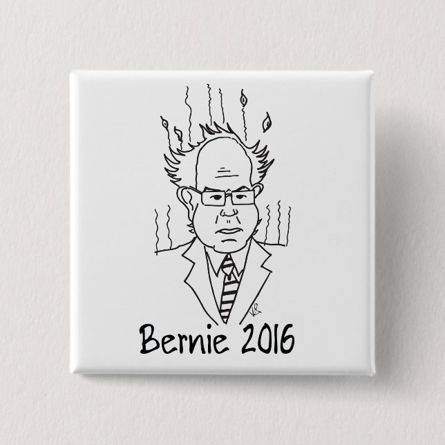 Bernie Sanders 2016 Button (Front)