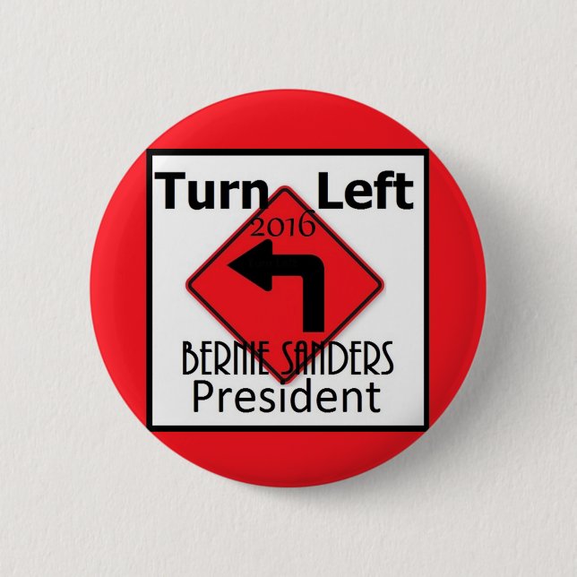 Bernie SANDERS 2016 Button (Front)