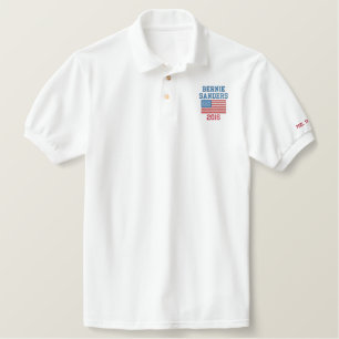 Bernie Sanders 2016 Custom Embroidered Polo