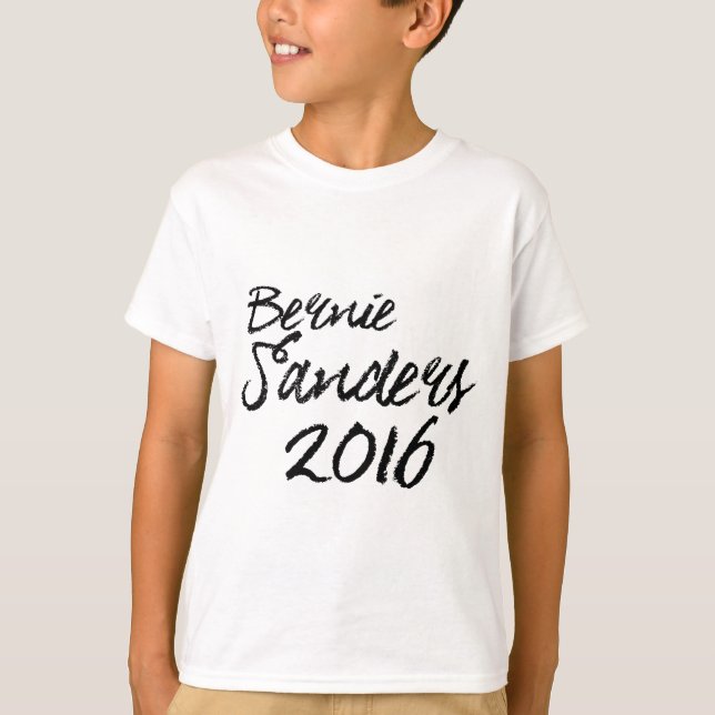 Bernie Sanders 2016 Signature T-Shirt (Front)