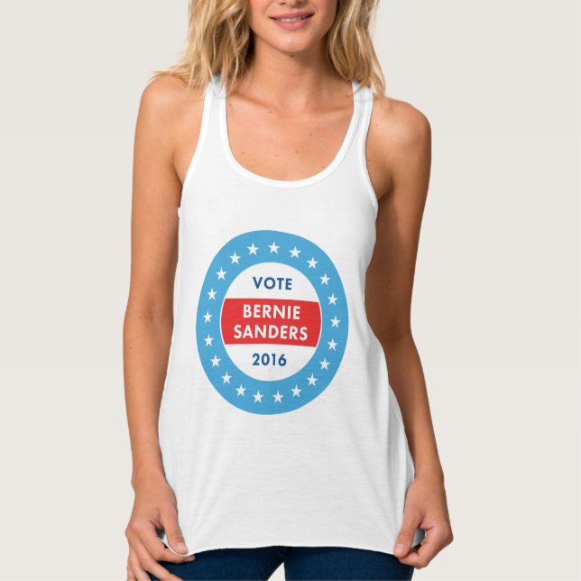 Bernie Sanders 2016 Tank Top (Front)
