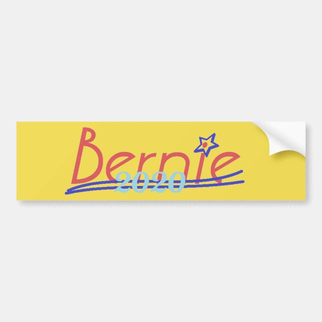 Bernie SANDERS 2020 Bumper Sticker (Front)