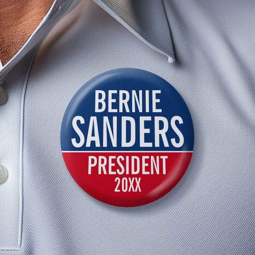 Bernie Sanders 2020 Campaign _ can edit namecolor Button