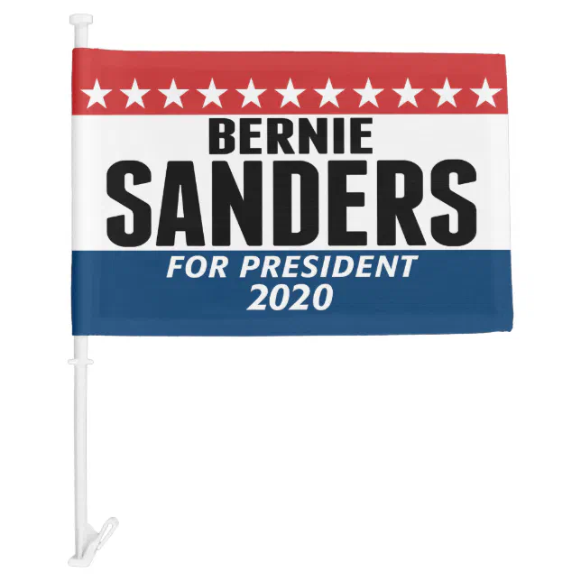 Bernie Sanders 2020 - Classic Design Car Flag | Zazzle