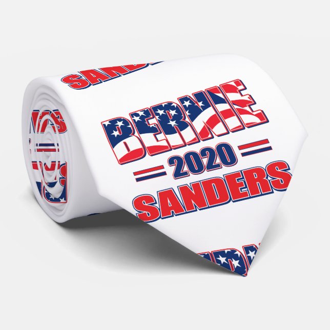 Bernie Sanders 2020 for President Neck Tie (Rolled)