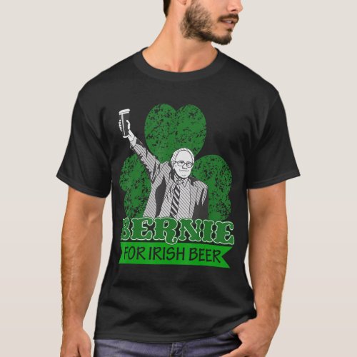 Bernie Sanders 2020 President St Patricks Day Iris T_Shirt