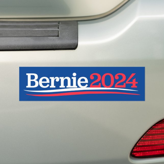 Bernie Sanders 2024 Bernie 2024 Bumper Sticker (On Car)