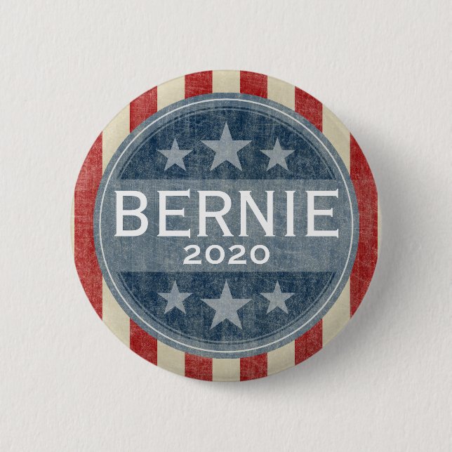 Bernie Sanders 202 - CAN CHANGE YEAR Button (Front)