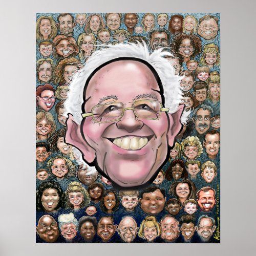 Bernie Sanders and the People Poster