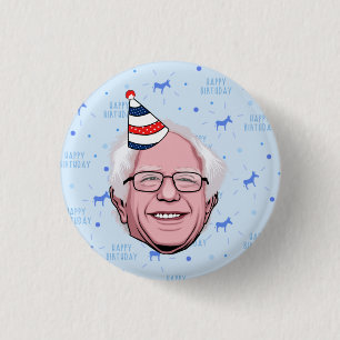 BERNIE SANDERS BIRTHDAY BUTTON