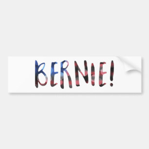 bernie sanders bokeh bumper sticker