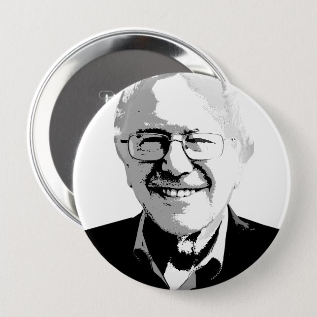 Bernie Sanders Button (Front & Back)
