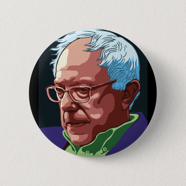 Bernie Sanders Button (Front)