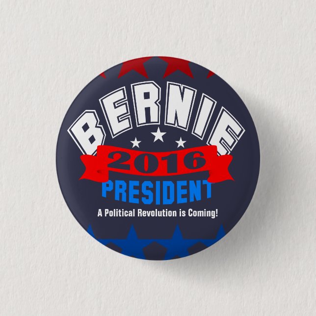 Bernie Sanders Campaign Button (Front)
