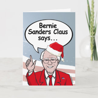 Bernie Sanders Christmas Card - Bernie Sanders Cla