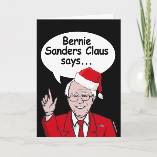 Bernie Sanders Christmas Card _ Bernie Sanders Cla
