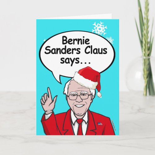 Bernie Sanders Christmas Card _ Bernie Sanders Cla