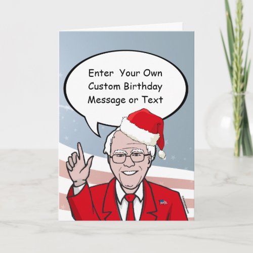 Bernie Sanders Christmas Card _ Customize Your Mes