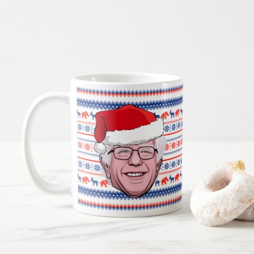 BERNIE SANDERS Christmas Coffee Mug
