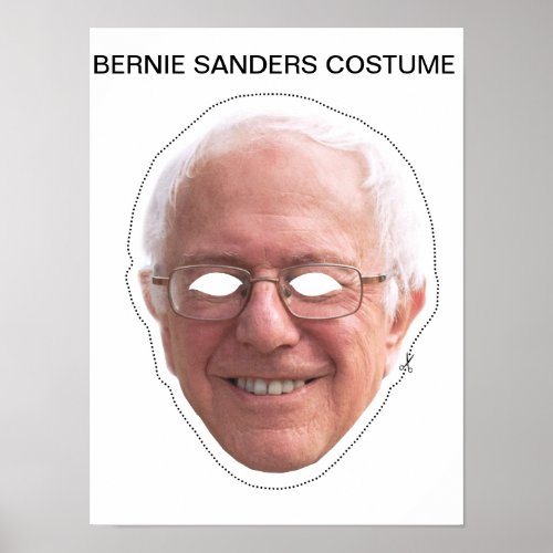 Bernie Sanders Costume Poster