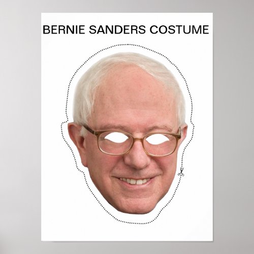 Bernie Sanders Costume Poster