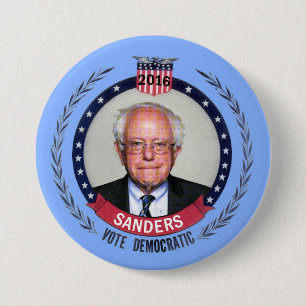 Bernie Sanders Democrat for President Pinback Button