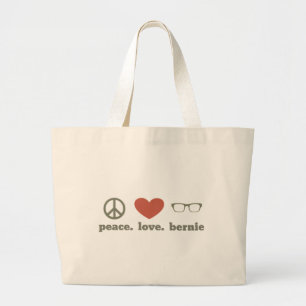 Bernie Sanders Election Swag Large Tote Bag