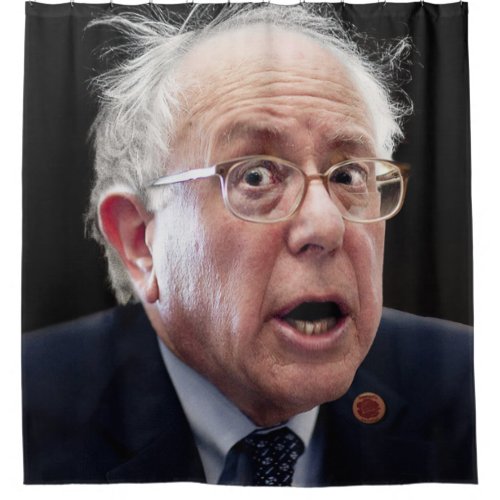 Bernie Sanders Face Shower Curtain