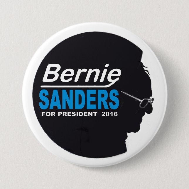 Bernie Sanders for President 2016 Button (Front)