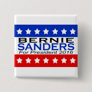 Bernie Sanders for President 2016 Campaign Pinback Button