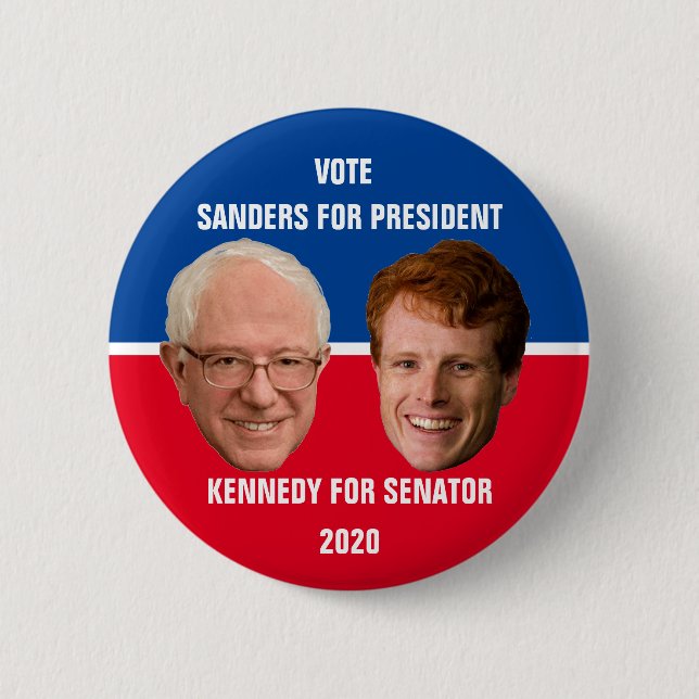 Bernie Sanders for President 2020 Button (Front)
