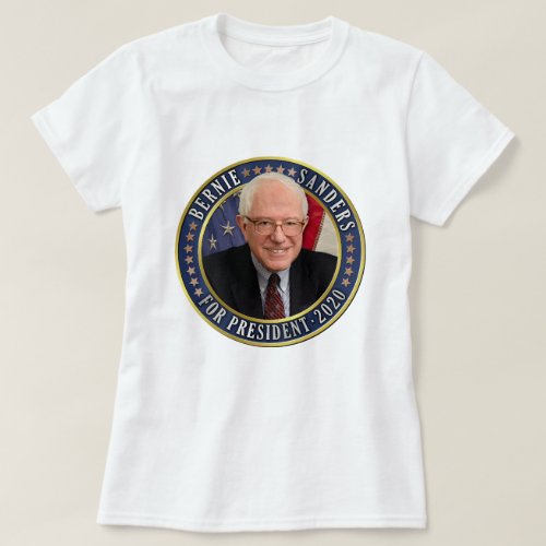 Bernie Sanders for President 2020 Democrat Photo T_Shirt
