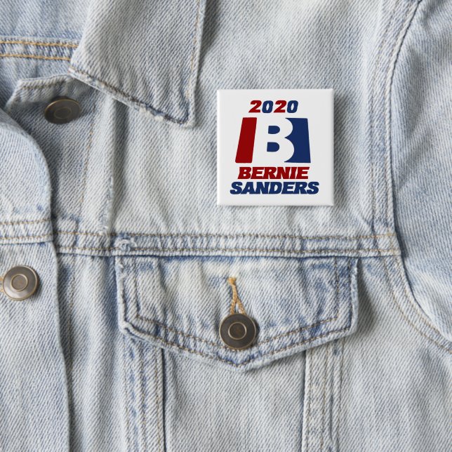 Bernie Sanders for President 2020 Pinback Button (In Situ)