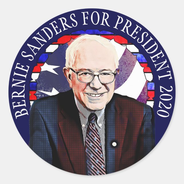 Bernie Sanders for President 2020 Support Stickers (Front)