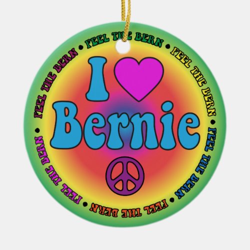 Bernie Sanders for President Ceramic Ornament