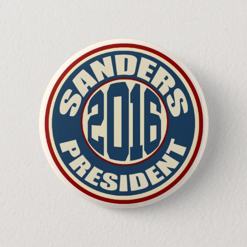 Bernie Sanders for President in 2016 Pinback Button