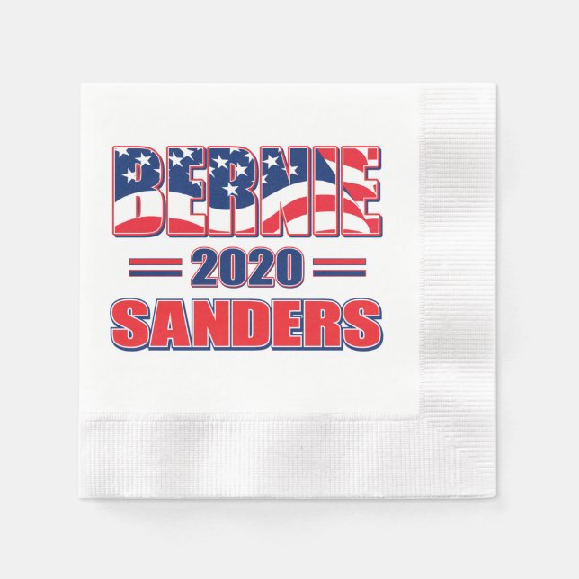 Bernie Sanders for President in 2020 Napkins (Front)