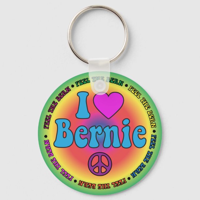 Bernie Sanders for President Keychain (Front)