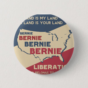 Bernie Sanders for President Pinback Button