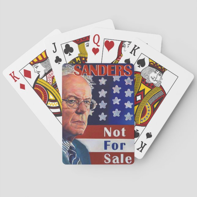 Bernie Sanders for President Poker Cards (Back)