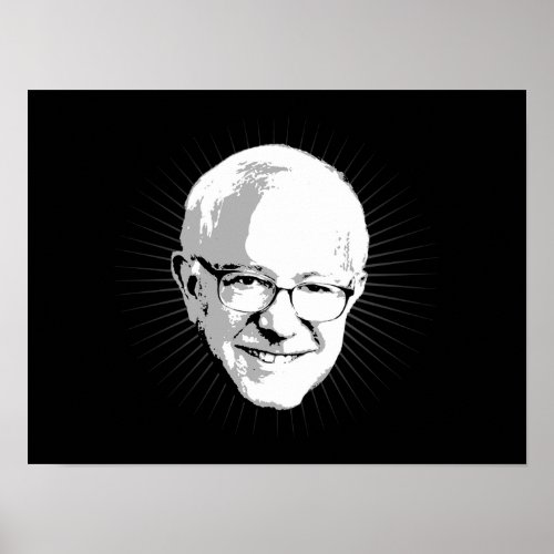 Bernie Sanders _ Halo Effect _  Political Humor _ Poster