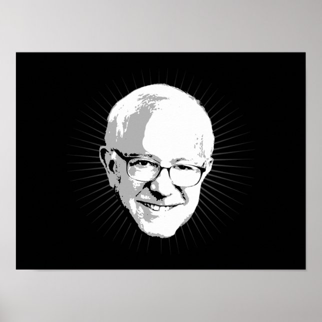 Bernie Sanders - Halo Effect -  Political Humor -. Poster (Front)