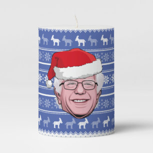 BERNIE SANDERS Hannukah Pillar Candle